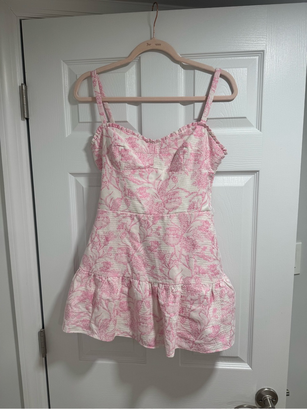 Amanda Uprichard Pink & White Floral Sundress